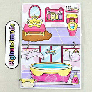 Đồ chơi giấy nhà của BabyThree mắt Lé và mắt Dora - Siêu nhiều trang phục xinh yêu 😍