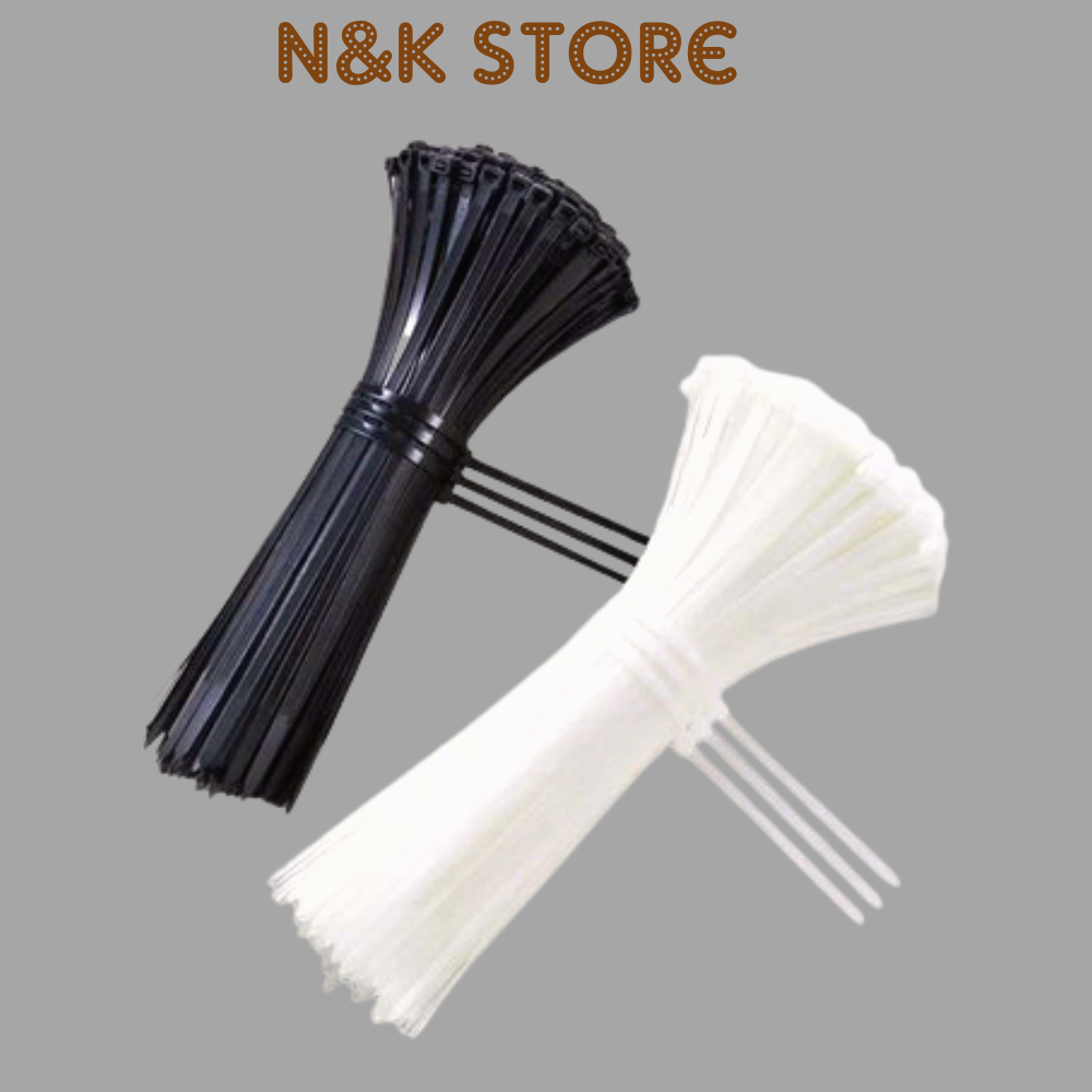 Túi dây rút nhựa 250gam, túi dây thít nhựa đủ size từ 10cm-50cm dẻo dai, chắc chắn