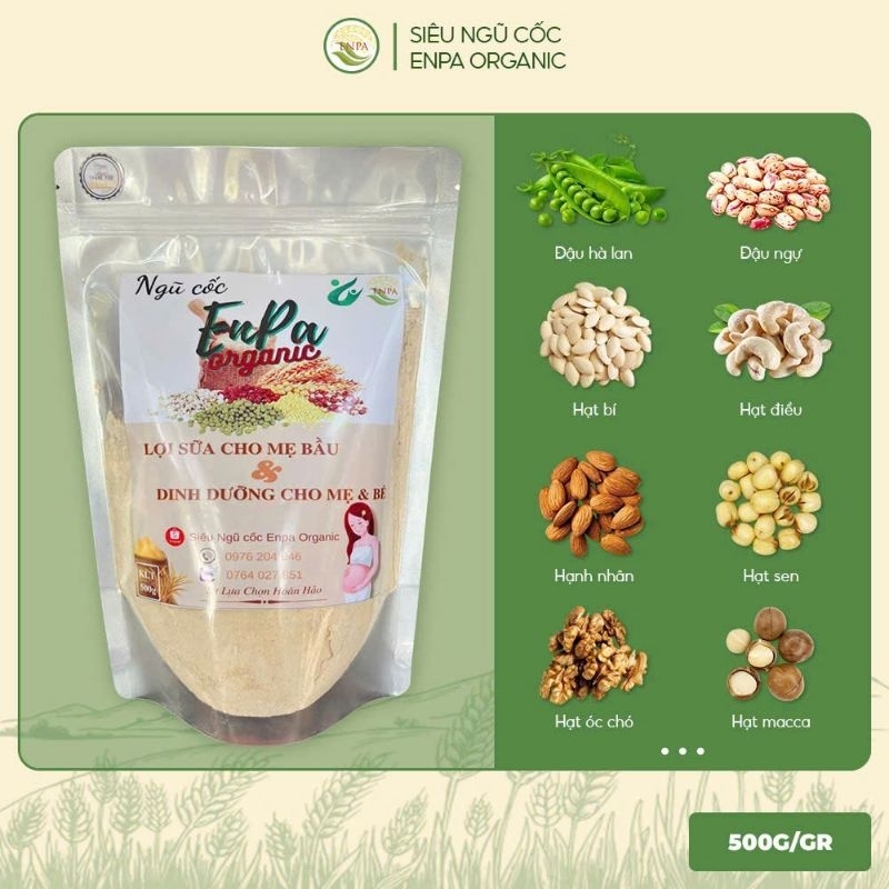 Siêu Ngũ cốc Mẹ Bầu cao cấp 20 loại hạt ( Lợi sữa cho mẹ bầu & dinh dưỡng cho bé )