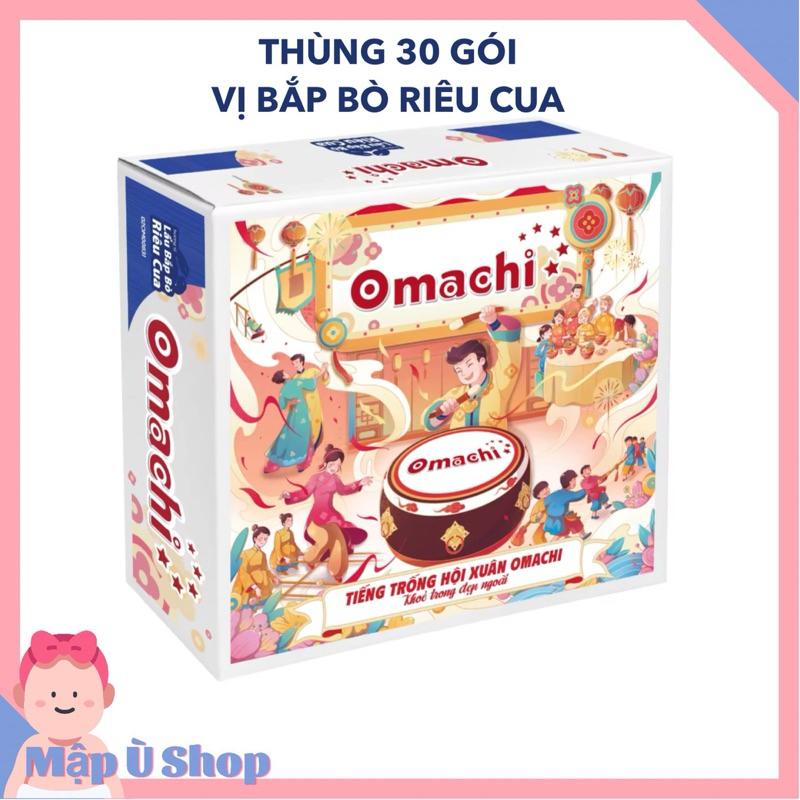[HSD 06/25] Thùng 30 gói mì Omachi vị Lẩu Bắp Bò Riêu Cua 80g | Shopee ...
