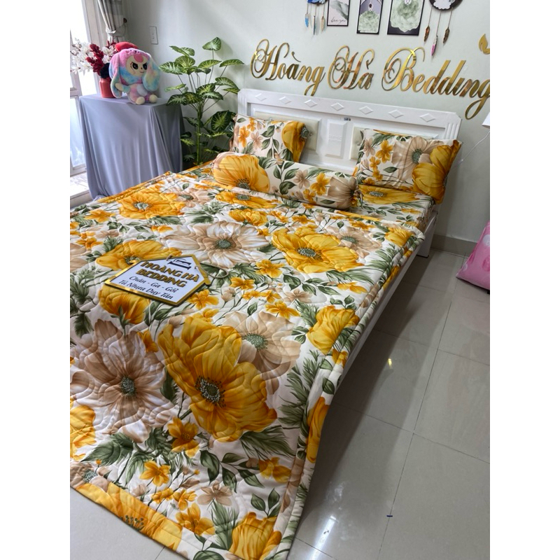 ga thun lạnh Hoa Vàng, có 4 món và 5 món kèm chăn