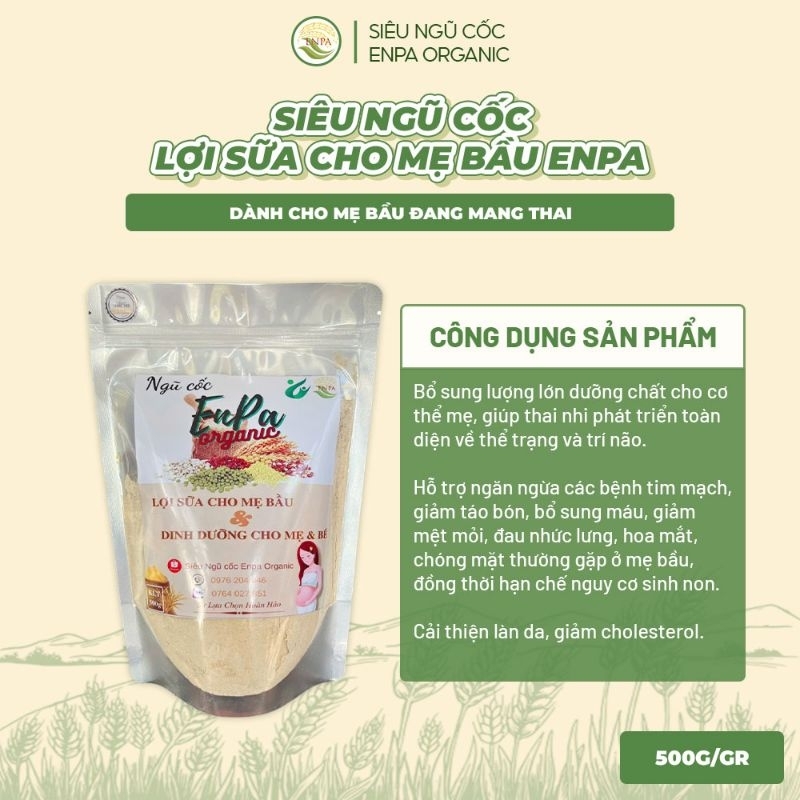 Siêu Ngũ cốc Dinh dưỡng Cao cấp 20 loại hạt EnPa ( Tăng chiều cao, Tăng cân, Tăng cơ, Giảm cân, Giảm Mỡ, Lợi sữa )