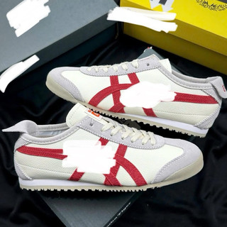 Giày thể thao bigsize nam nữ Onit_suka Ti_ger màu trắng đỏ êm nhẹ, sneaker thời trang big size cao cấp