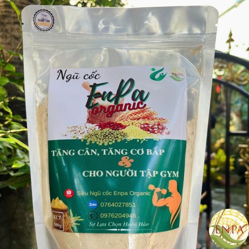 Combo 2 gói Siêu Ngũ cốc Tăng cân, Tăng cơ & Giảm mỡ EnPa ( Cải thiện vóc dáng cho người tập Gym & Cardio )