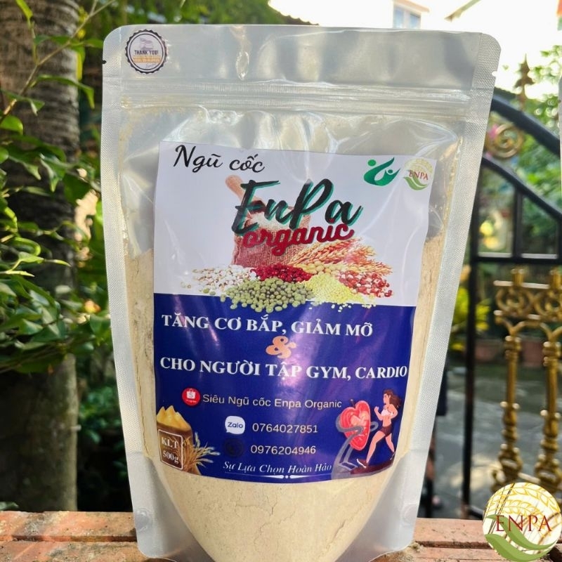 Combo 2 gói Siêu Ngũ cốc Tăng cân, Tăng cơ & Giảm mỡ EnPa ( Cải thiện vóc dáng cho người tập Gym & Cardio )