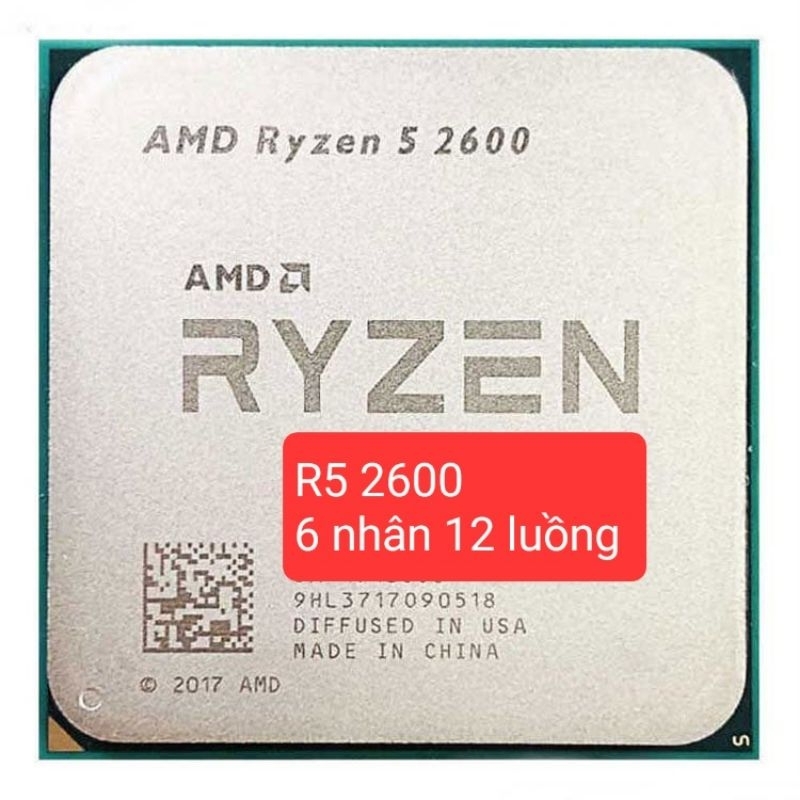 CPU AMD RYZEN R5 2600 QUA SỬ DỤNG | Shopee Việt Nam