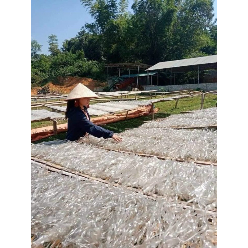 ( 1kg) Miến dong thái tay sợi to, sợi nhỏ thơm ngon