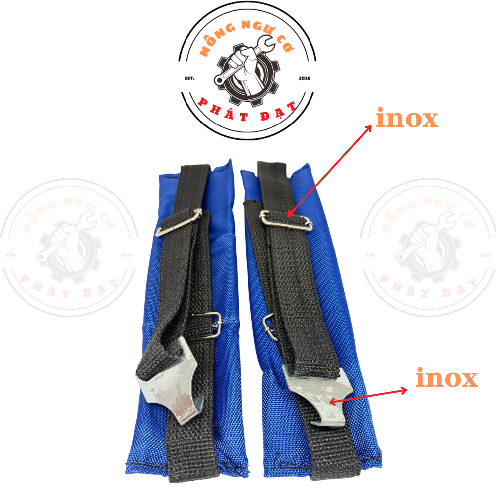 Dây đeo bình xịt điện, Dây đeo máy cắt cỏ, hàng loại 1, dầy, quai inox, dây bố bền, không xoắn