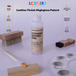 Leather Finish Siêu Bóng Phục Hồi Dành Cho Đồ Da Bóng Patent,Giày Dép, Túi Xách, Sneaker Đồ Hiệu LC Studio.