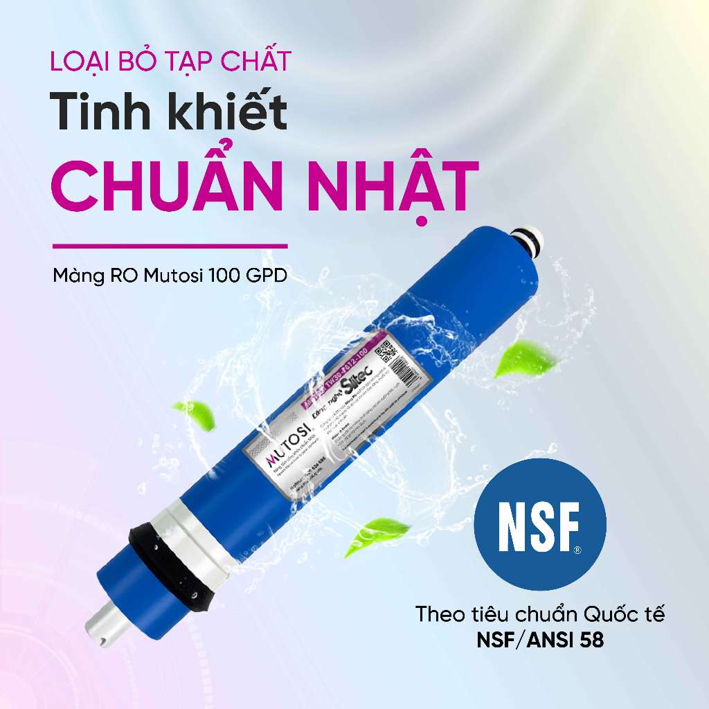 Màng RO SLITEC MUTOSI chuẩn chất lượng