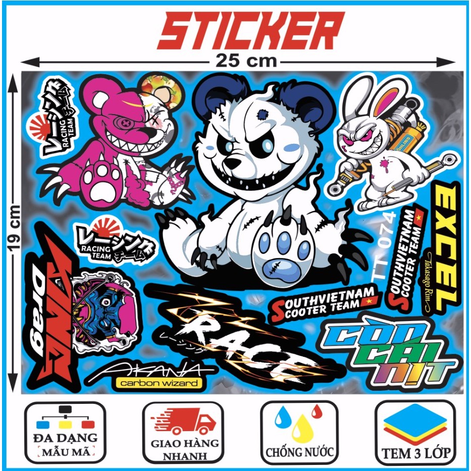 ComBo Hình Dán,Sticker Dán,Trang Trí Làm Đẹp Siêu Hót.[TT074] | Shopee ...