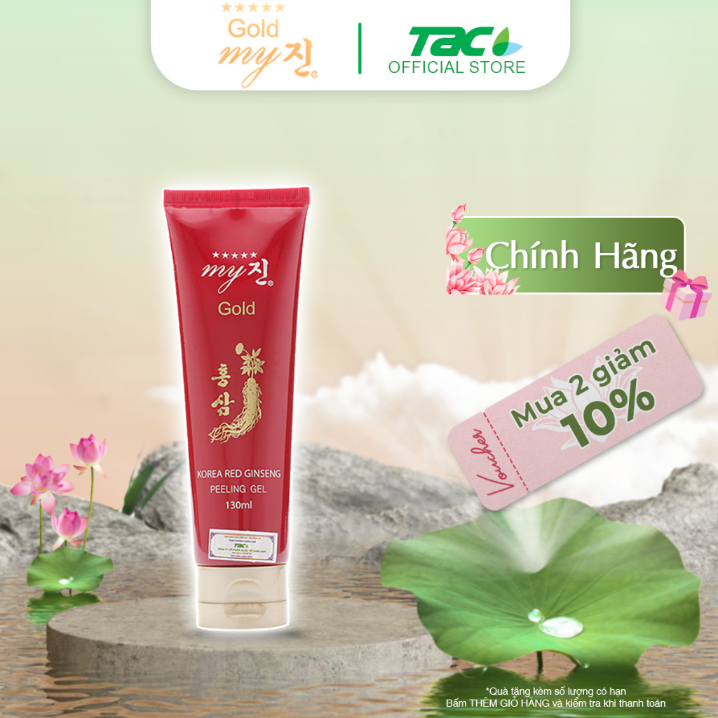 Ảnh Tẩy tế bào chết Sâm Korea Red Ginseng Peeling Gel My Gold TAC 130ml 1