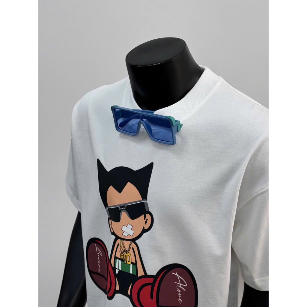 Áo thun Stee Cổ tròn MOSEE Localbrand ICVCVNI Unisex Menwear Cotton