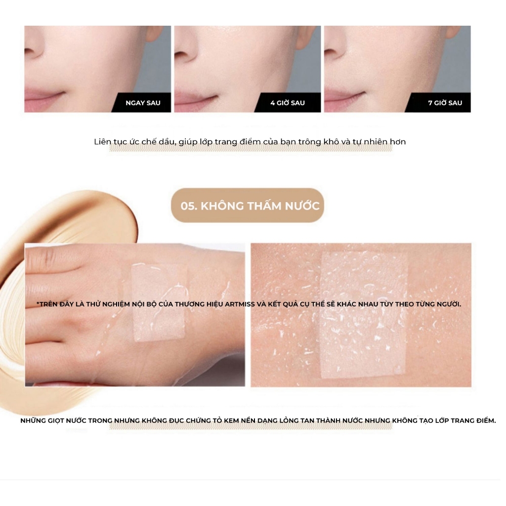 Kem nền ARTMISS MÙA ĐÔNG dạng lỏng dưỡng ẩm kiểm soát siêu mỏng lâu trôi thấm nước 12H - 40ML | BigBuy360 - bigbuy360.vn