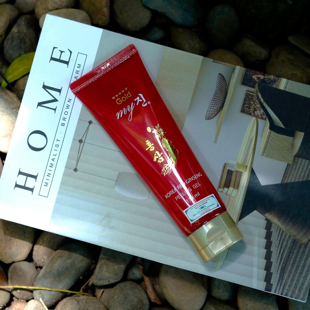 Ảnh Tẩy tế bào chết Sâm Korea Red Ginseng Peeling Gel My Gold TAC 130ml 3