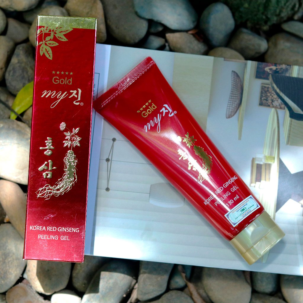 Ảnh Tẩy tế bào chết Sâm Korea Red Ginseng Peeling Gel My Gold TAC 130ml 4