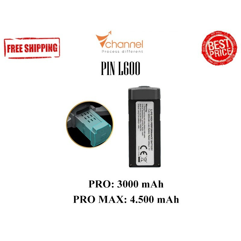 Pin flycam L600 PRO, L600 PRO MAXM218, SG108 chính hãng, mới 100% ...