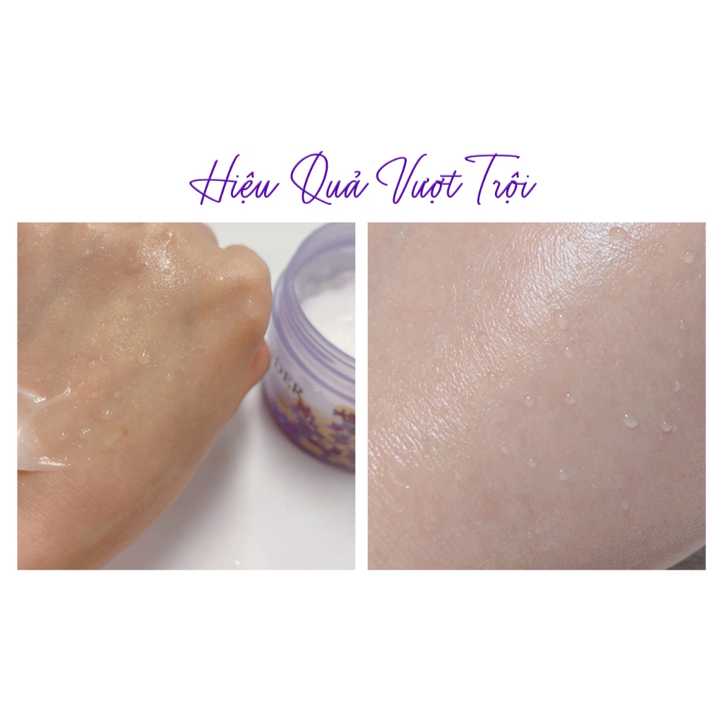 Mặt nạ dưỡng da căng bóng thảo dược và hoa oải hương HANAJIRUSHI SUPER MOISTURE FACE MASK L 220g