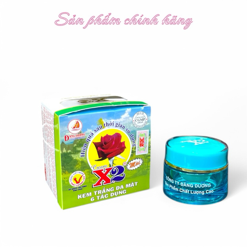 Kem X2 Dưỡng Trắng Da Mặt 6 Tác Dụng 20gram
