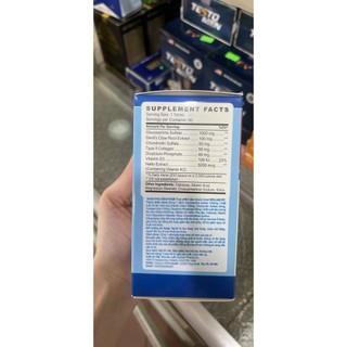 Viên uống bổ khớp Glucosamin WELLMOVE Vista USA - Làm trơn ổ khớp, giảm đau mỏi khớp (Hộp 60 viên)