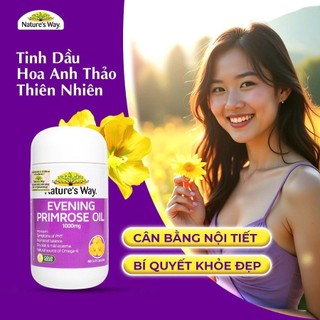 Viên uống Nature's Way Evening Primrose Oil 1000mg (60 viên)