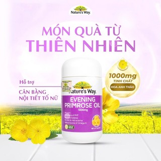 Viên uống Nature's Way Evening Primrose Oil 1000mg (60 viên)