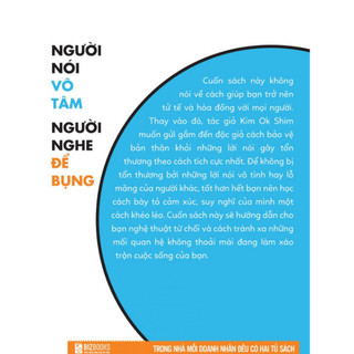 Sách - Người Nói Vô Tâm, Người Nghe Để Bụng - Học Cách Bảo Vệ Bản Thân Khỏi Lời Nói Tiêu Cực - MCBooks