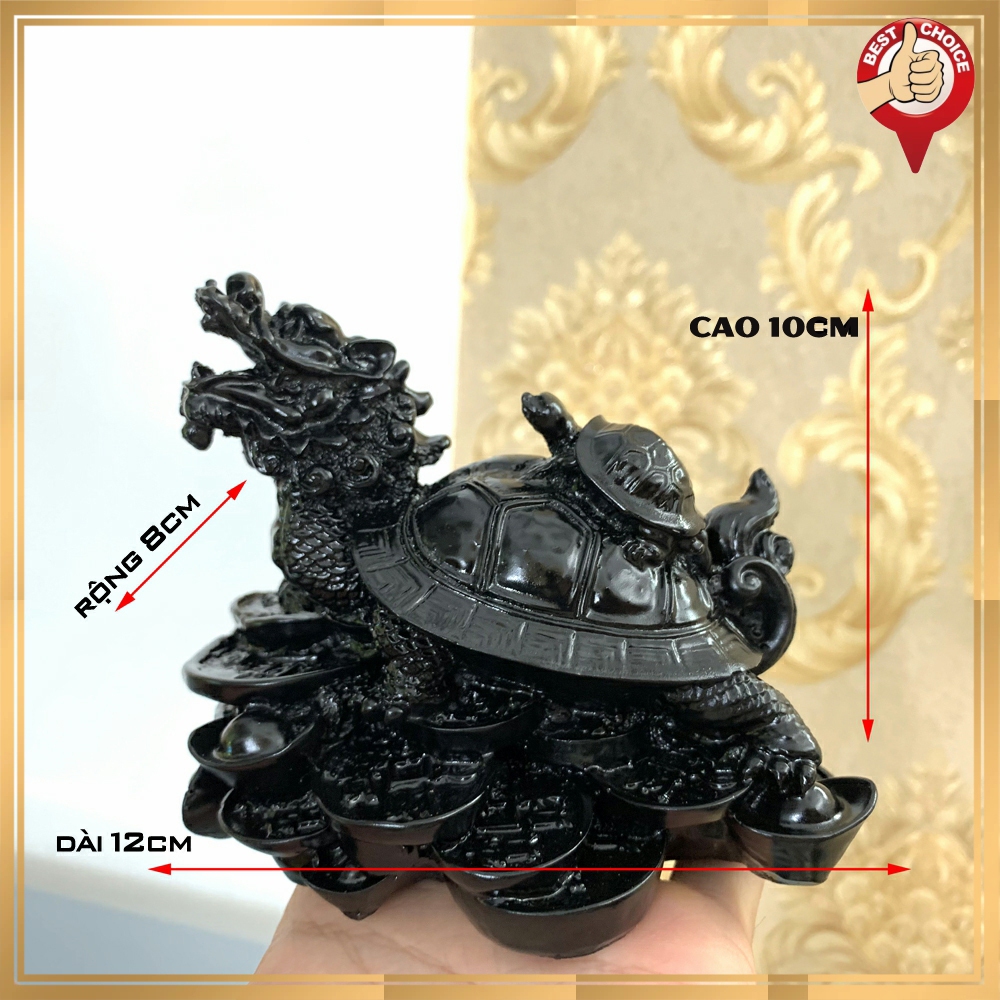 Tượng đá long quy _ Rùa đầu rồng trang trí phong thủy - Long quy cõng ...