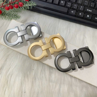 Mặt khoá thắt lưng không kèm dây chữ a kiểu bấm lỗ siêu đẹp dùng cho bản dây 3,2-3.3cm