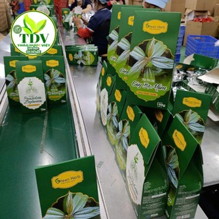 Hôp Trà Túi lọc Cây Thuốc Dòi (Cây bọ mắm) Loại Tím 30 gói cải thiện ho, thanh lọc phổi