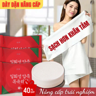 Viên Tắm Nén Hình Tròn - Khăn Giấy Rửa Mặt Nhỏ Gọn MYD.23 dễ sử dụng tiện lợi dễ dàng mang theo mọi lúc mọi nơi
