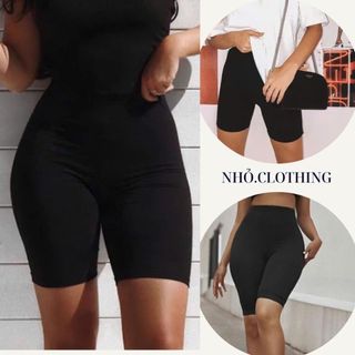Quần ngố legging nữ bigsize co giãn thấm hút mồ hôi lưng chun thoải mái, thoáng mát cho nàng chuppy năng động -Q532