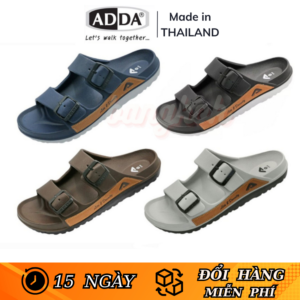 Dép Thái Lan Nam ADDA 2 Quai Ngang LITE 2 DENSITY Nhập Khẩu Chính Hãng ...