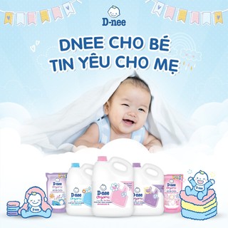 [ HOẢ TỐC ] Nước Giặt Quần Áo Em Bé Dnee 3000ml - Nước Giặt Xả An Toàn Cho Trẻ Em Hàng Chính Hãng - CÔ THƯ MARKET