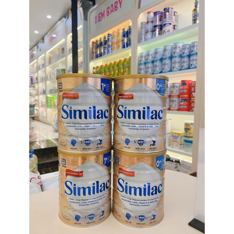 -{Hot} Sữa Bột Similac 0+ 850g/Lon Dinh Dưỡng 5G Mới (0-12 tháng)