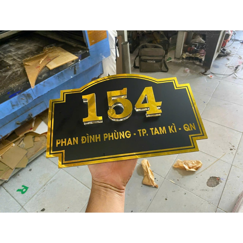 BIỂN SỐ NHÀ BIỆT THỰ VIILA CAO CẤP