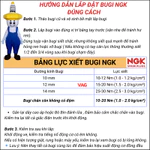 [NGK Iridium ] Bộ Bugi Matiz 4, Spark 1.2, 1.0L SOHC 2011- Iridium IX , Vận hành 120 000 km Bảo hành Chính hãng 3 tháng! — ảnh 5