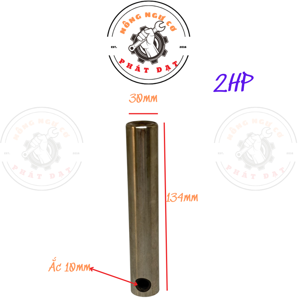 Pittong/Pistong đầu máy rửa xe / máy xịt thuốc 1HP_1.5HP_2HP, hàng INOX, bền, chuẩn size, đẹp