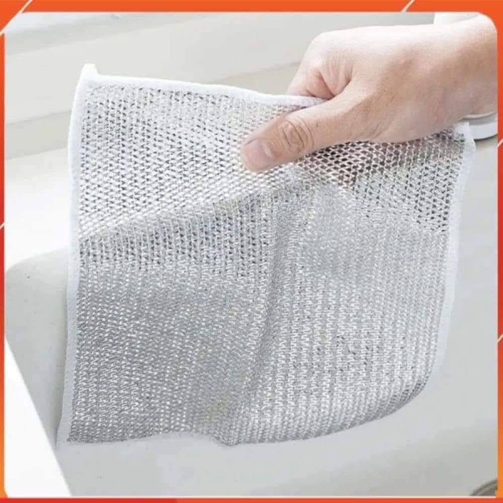 SET 10 MIẾNG LƯỚI RỬA BÁT SỢI HỢP KIM TẠO BỌT TIỆN LỢI
