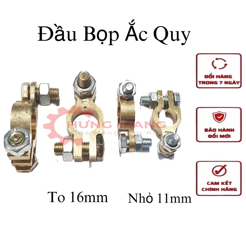 Đầu Bọp Ắc Quy, Đầu Âm Dương 11mm 16mm