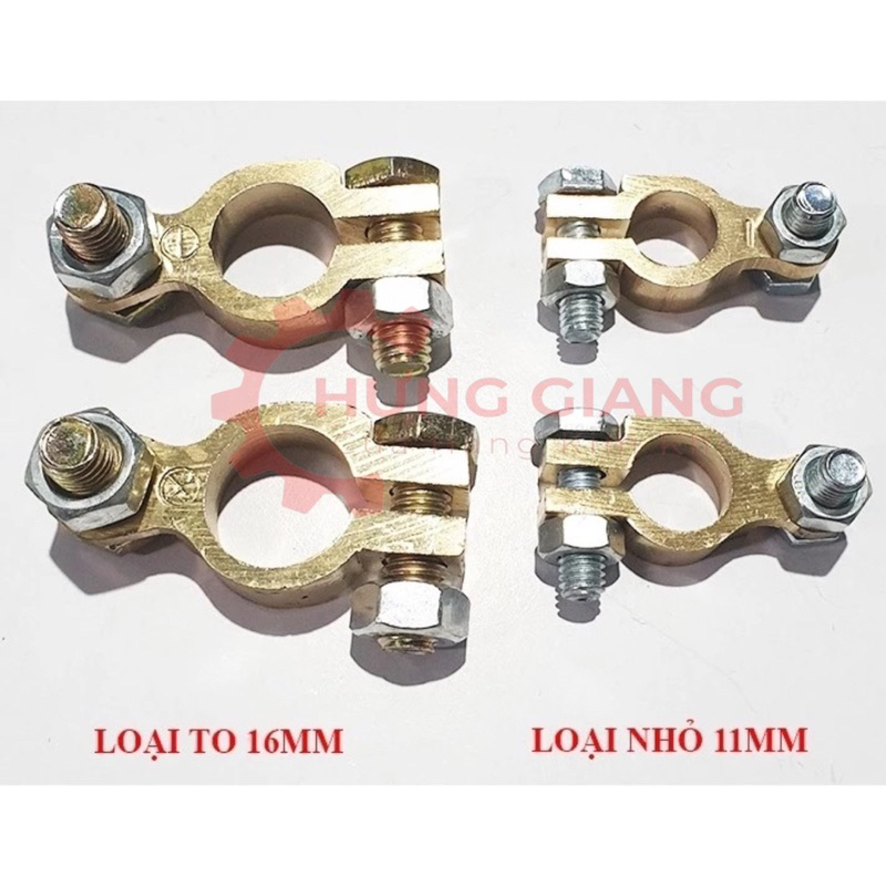 Đầu Bọp Ắc Quy, Đầu Âm Dương 11mm 16mm
