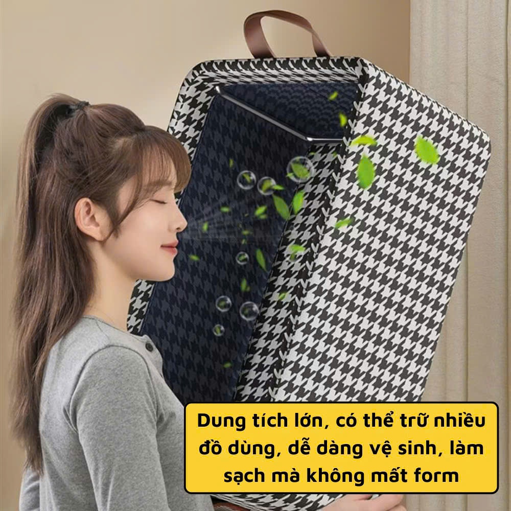 Hộp Đựng Khung Sắt Tiện Lợi-Hộp Đựng Gấp Gọn-Sang Trọng-Tiết Kiệm Diện Tích – HỘP VẢI SANG TRỌNG CÓ ĐẾ LÓT