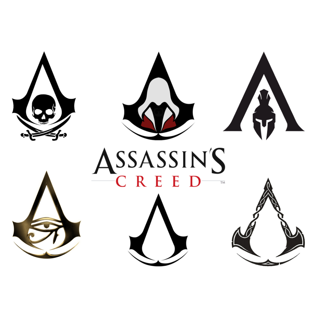 Hình dán sticker Assassins Creed, decal game ps4, hình dán game, hình ...