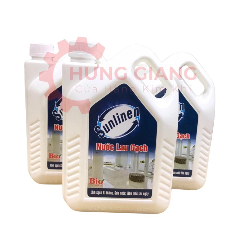 Nước Lau Gạch, Tẩy Xi Măng, Rêu Mốc, Vết Ốc Lâu Năm Siêu Sạch 2,4Lít