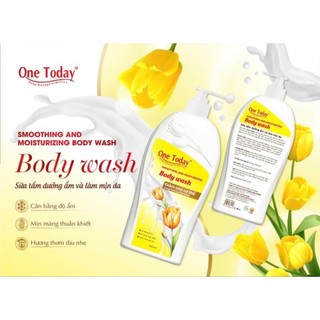 Sữa tắm Hương Nước Hoa One Today 1000ml .Trắng Da mềm mịn màng quyến rũ