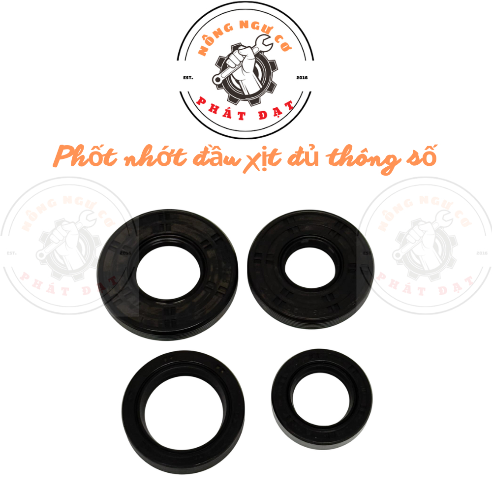 Phốt chặn nhớt của đầu máy rửa xe, máy xịt thuốc MITSUYAMA chính hãng, bền, kín, vừa khít