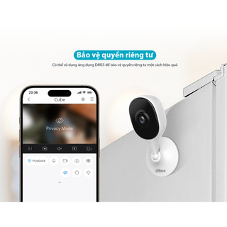 Camera Wifi Dahua Cube A1 3MP/5MP Đàm thoại 2 chiều , Đế nam châm tự hit, Giám Sát 24/7, C3A/C5A