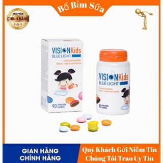 [ Chính Hãng ] Hộp 90 Viên Uống Sáng Mắt Vision Kids Blue Light Tốt Cho Mắt Thực Phẩm Bổ Sung