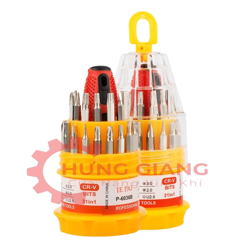 Bộ TÔ VÍT ĐA NĂNG 31 Chi Tiết - Tua Vít Chuyên Dùng Sửa Điện Thoại, Đồ Gia Dụng