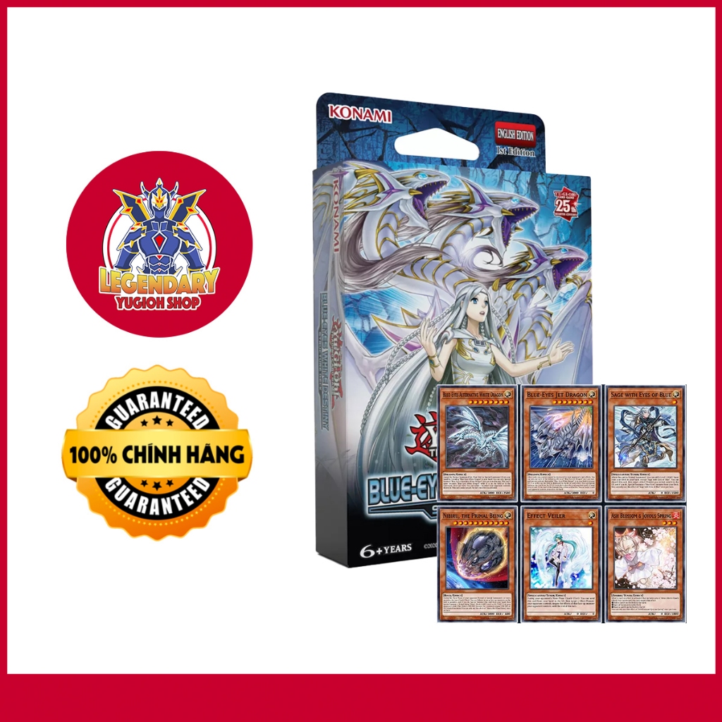 Yu-Gi-Oh! TCG Blue-Eyes Complete Deck Core (SDWD) - 114 Cards + Extra Deck - NM